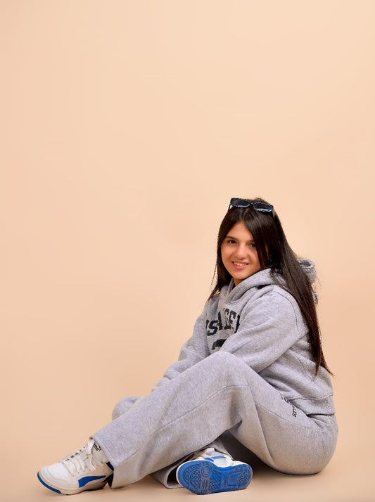 cozy grey loungewear set