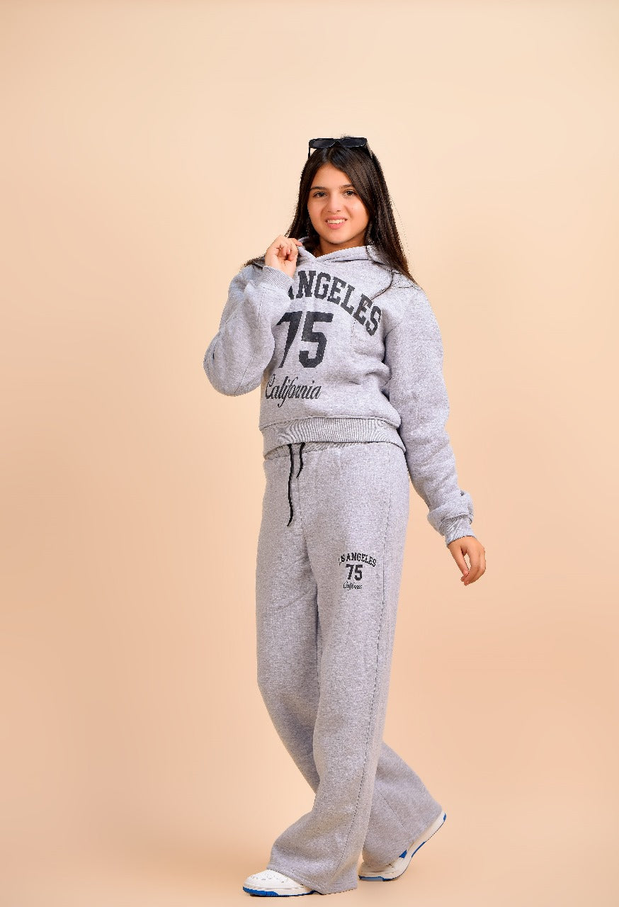 cozy grey loungewear set