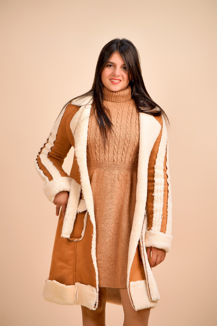 lining and trim fur coat