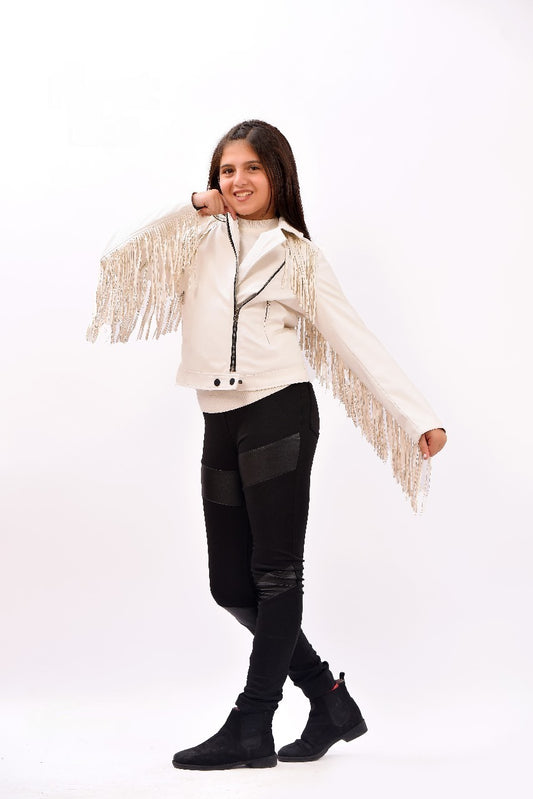 long fringe jacket