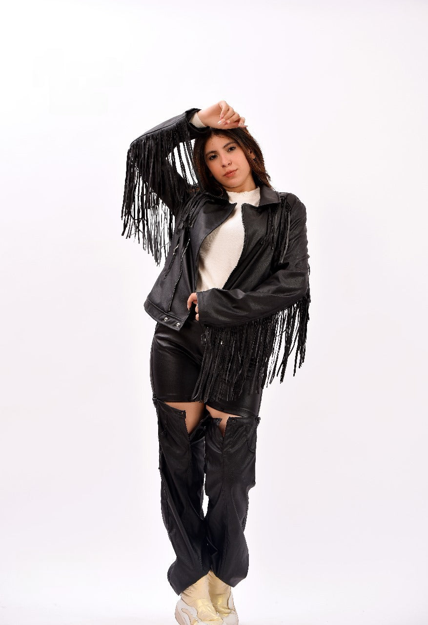 long fringe jacket