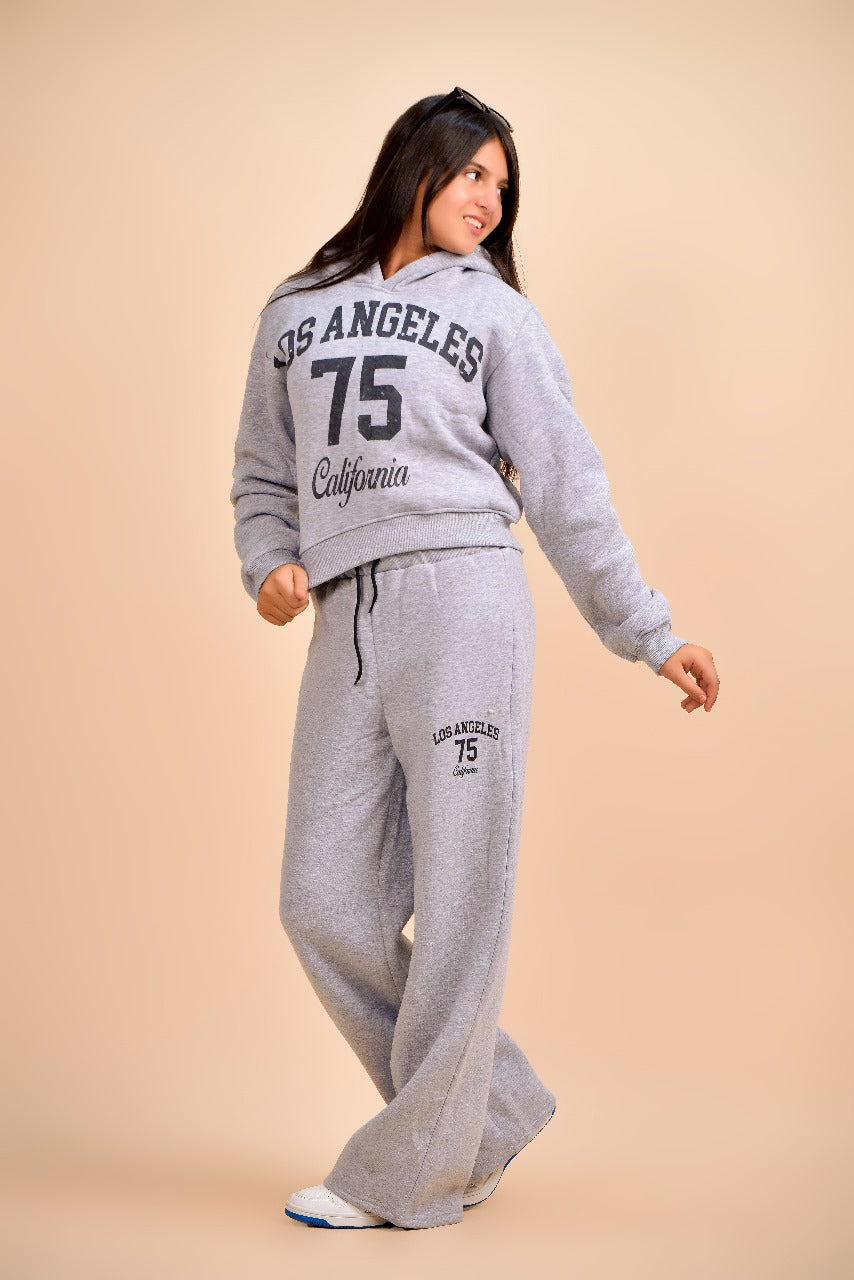 cozy grey loungewear set