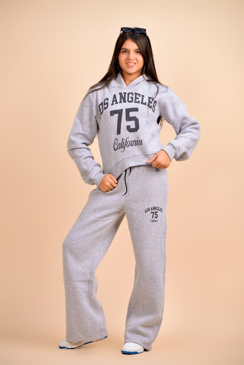 cozy grey loungewear set