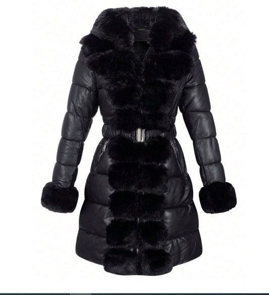 Luxurious winter coat