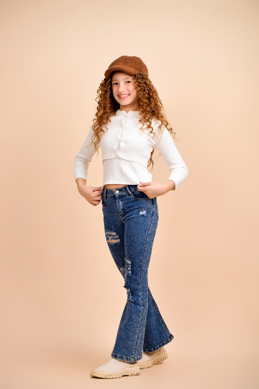 slim fit flare jeans