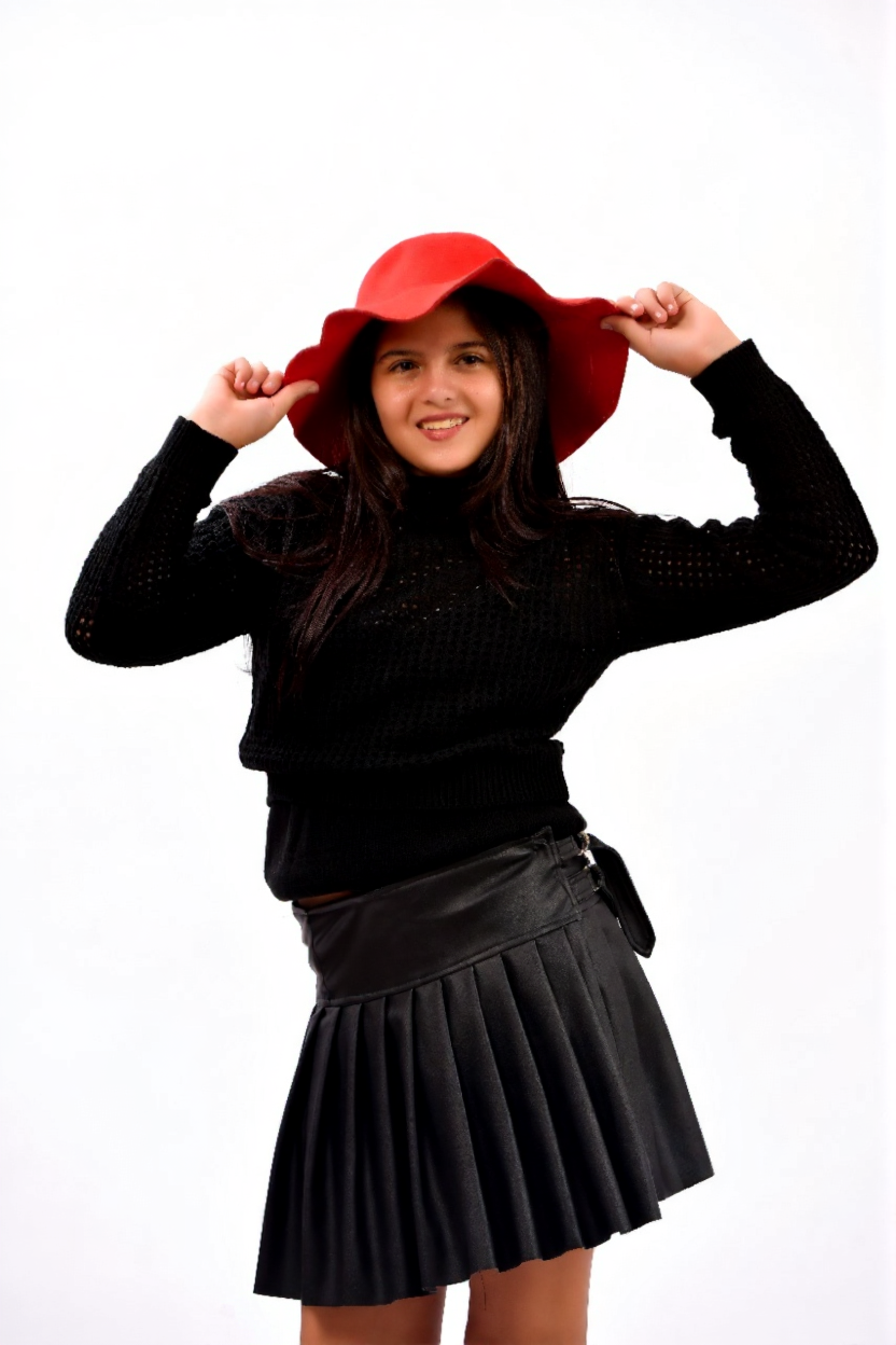 lightweight open-knit sweater